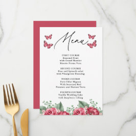 Menú La vida en Borgoña de las mariposas en la ducha de