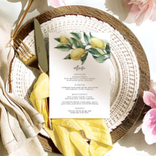 Menú Lemons toscano y gracias