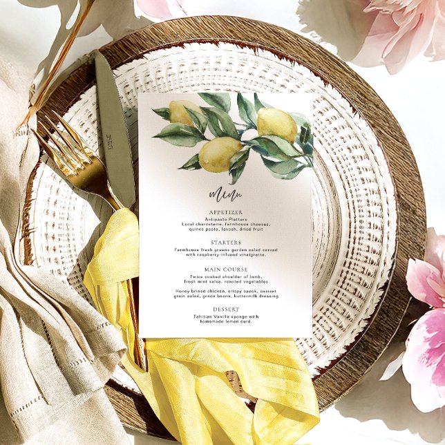 Menú Lemons toscano y gracias (Subido por el creador)