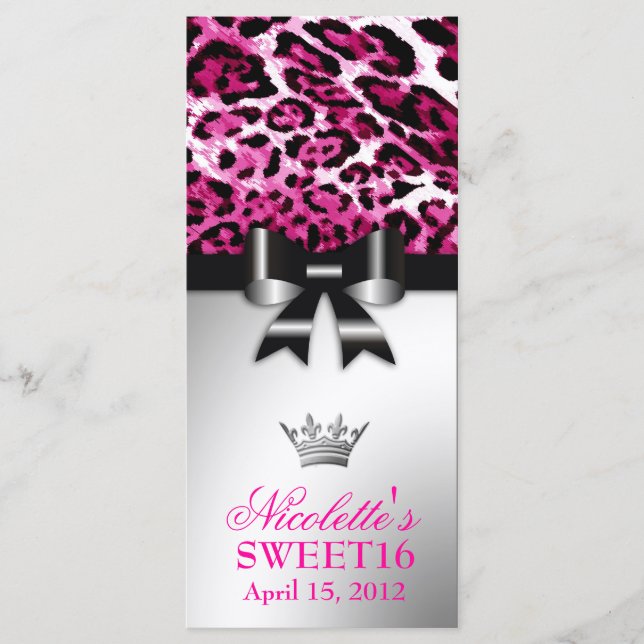 Menú Leopardo de 311 rosas fuertes de Bowlicious (Anverso)