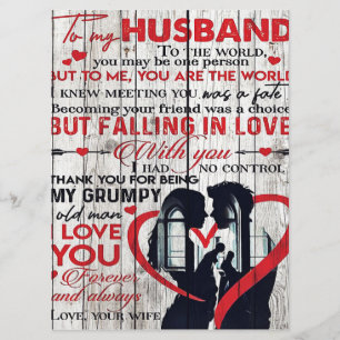 Menú Letra minúscula para marido A Mi Esposo Presente