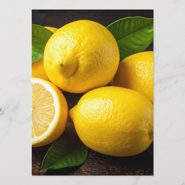 Menú limones (Anverso)