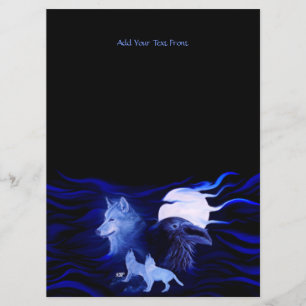 Menú Lobos y Raven con luna llena