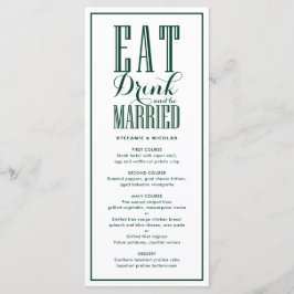 Menú Los verdes bosques comen, beben y se casan con Bod