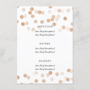 Menú Luces elegantes del purpurina del Relieve