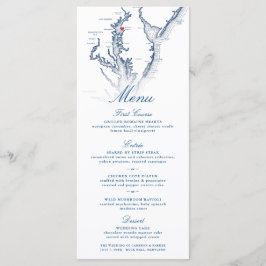 Menú Mapa de Maryland del Salón del Rock Boda Azul de l