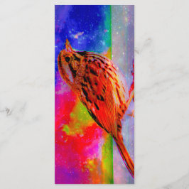 Menú Marcador Cosmic Bird Dreamscape