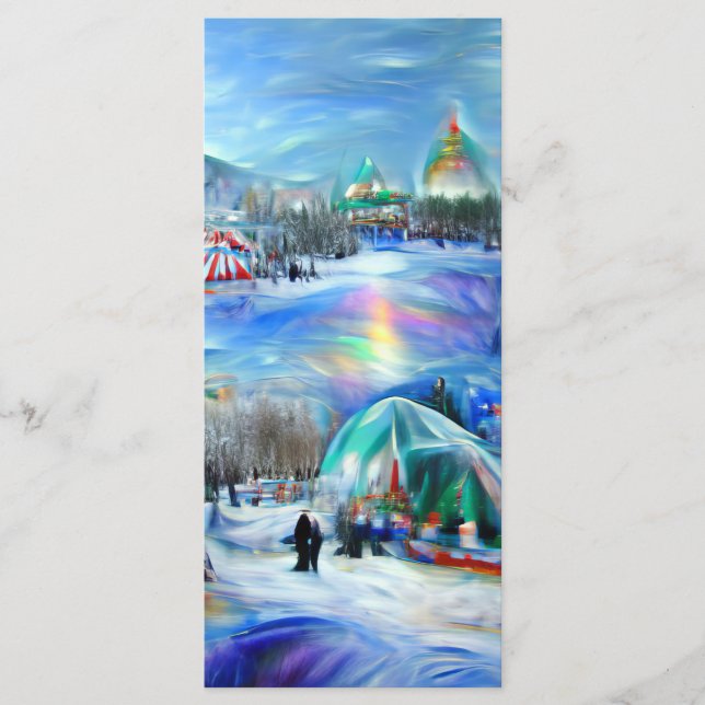 Menú Marcador del Carnaval de Invierno (Anverso)