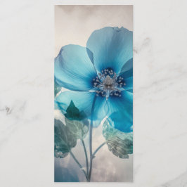 Menú Marcador Ethereal Blue Blossom