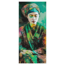 Marcador verde para la mujer