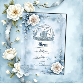 Menú Marco floral con Rosas y diseño celta.