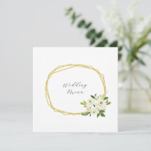 Marco Floral Rosa Blanca de Lujo