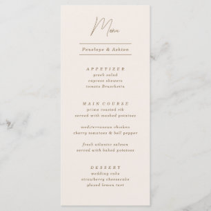 Menú Marco ordenado simple mínimo