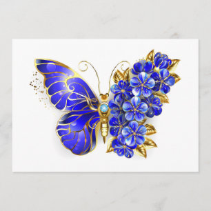 Menú Mariposa Flor Zafiro
