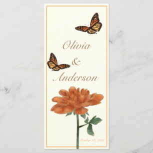 Menú Mariposa monarca y Boda de marfil de Dalila