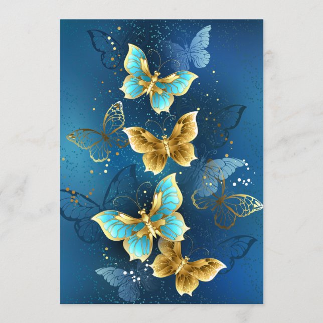 Menú Mariposas doradas (Anverso)