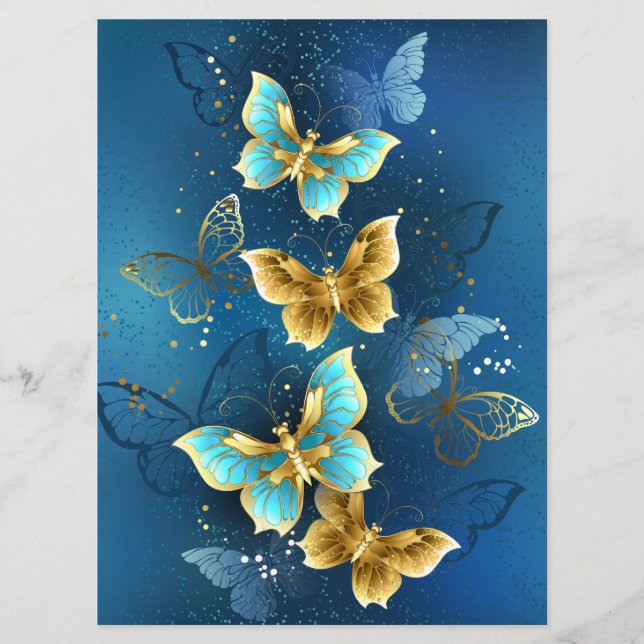 Menú Mariposas doradas (Anverso)