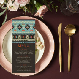 Menú Matrimonio de invierno entre tribus rusticas