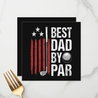 Menú Mejor Papá Por Par Humor de Golf
