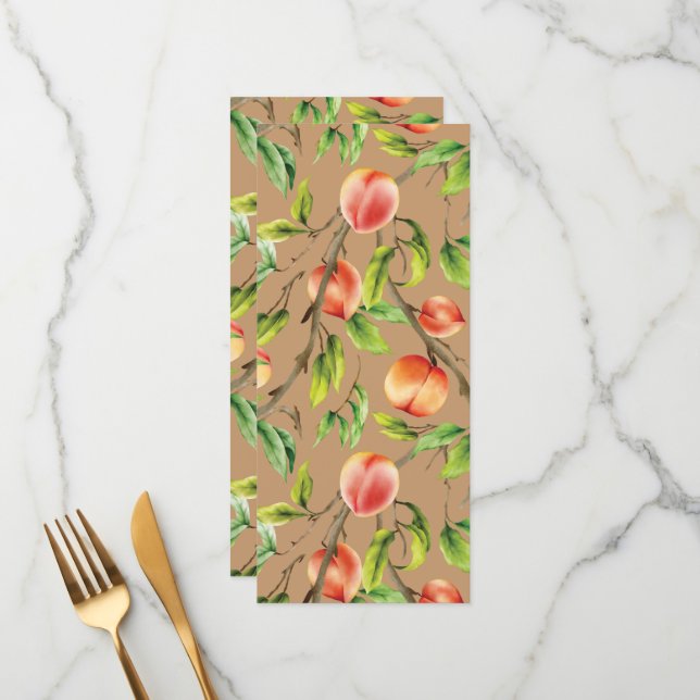 Menú Melocotones en el árbol (Anverso/Reverso In Situ)