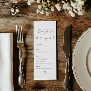 Menú Mesa moderna y elegante de aves voladoras