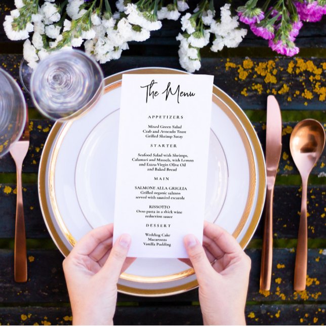 Menú minimalista sencillo moderno guión clásico ne (Subido por el creador)