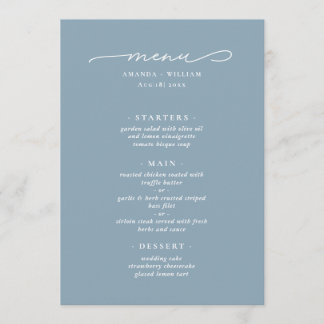 Menú Moderno y Elegante