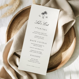 Menú Monograma de Palma Vamos a Comer Boda en Destino