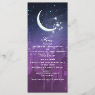 Menú Morado Noches Árabes de Marruecos Luna