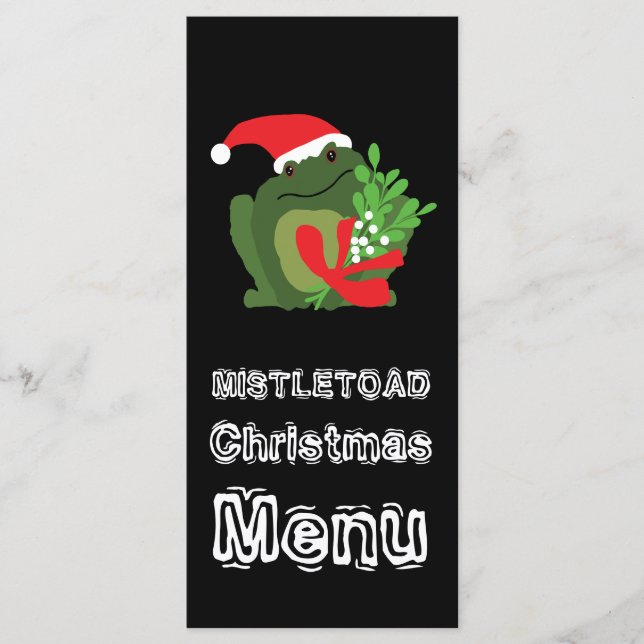 Menú Navidades de Mistle'toad (Anverso)