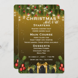 Menú Navidades elegantes