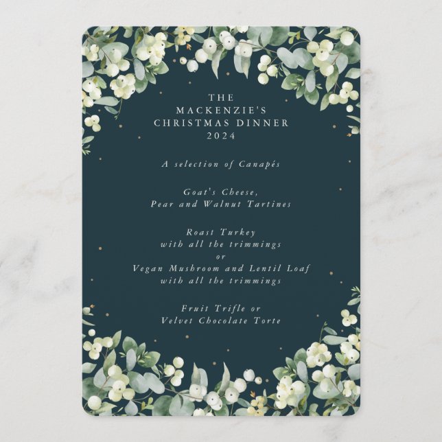 Menú Navidades Snowberry+Eucalyptus Cena 4 Cursos (Anverso)