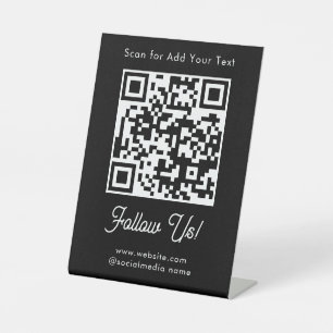 Menú Negocio Código QR Escáner Soporte Señal
