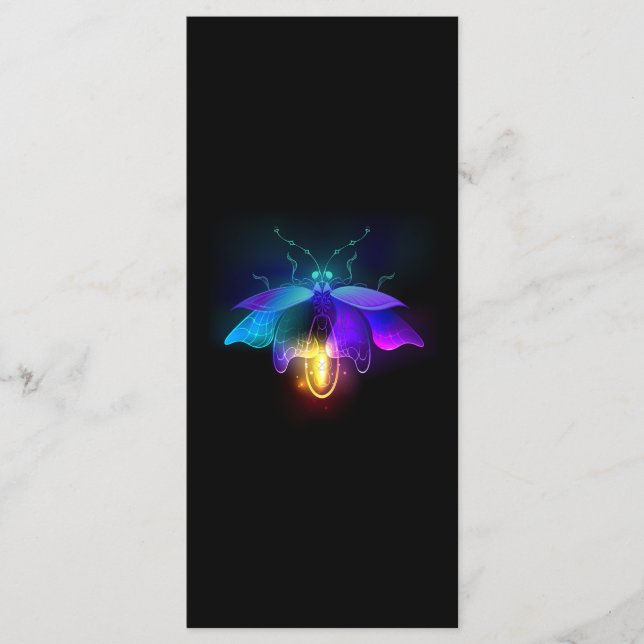 Menú Neon Firefly en negro (Anverso)