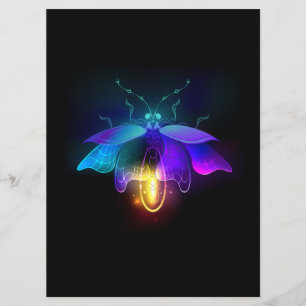 Menú Neon Firefly en negro