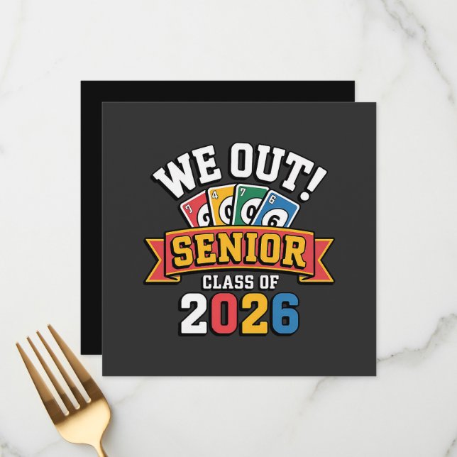 Menú Nosotros Fuera Clase Superior De 2026 (Anverso/Reverso In Situ)