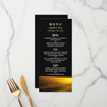 Océano dorado, elegante boda playera