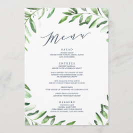 Menú Olive Branch Boho Garden