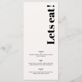 Menú OLIVIA Desayuno Boda moderno marfil-celeste