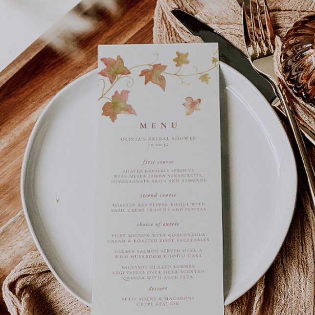 Menú Otoño deja elegante evento de otoño (Subido por el creador)