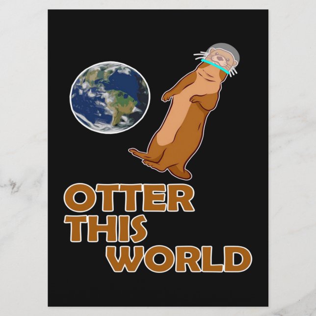 Menú Otter This World | Lovely Gift (Anverso)