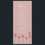Menú Palm Tree Romance Boda Suite<br><div class="desc">Invitación Boda floral coloridaDescubra la belleza de su historia de amor con nuestra cautivadora suite de invitados a la boda, con cálido rosado, dorado rosa brillante y los delicados tonos rosados al atardecer. Acepta una celebración tan inagotable y preciosa como tu amor, que arroja un resplandor radiante en tu día...</div>