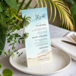 Menú Palmera Exótico Trópico Playa Vamos a Comer Boda