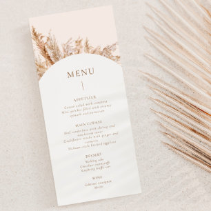 Menú Pampas Grass Frame Beige