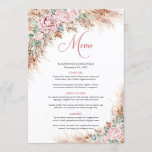 Menú Pampas tropicales y vegetación y rubefacción