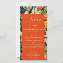 Menú Paraíso Naranja tropical