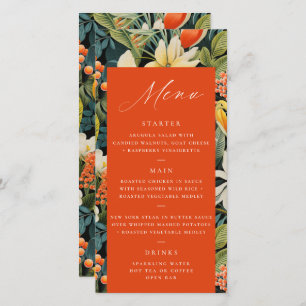 Menú Paraíso Naranja tropical