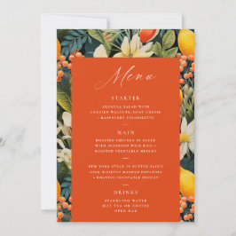 Menú Paraíso Naranja tropical