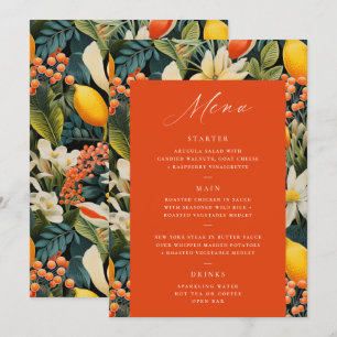 Menú Paraíso Naranja tropical