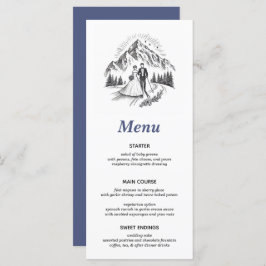 Menú Pareja de esquí